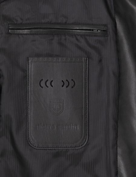 Siyah Suni Deri Ceket - 50318037001