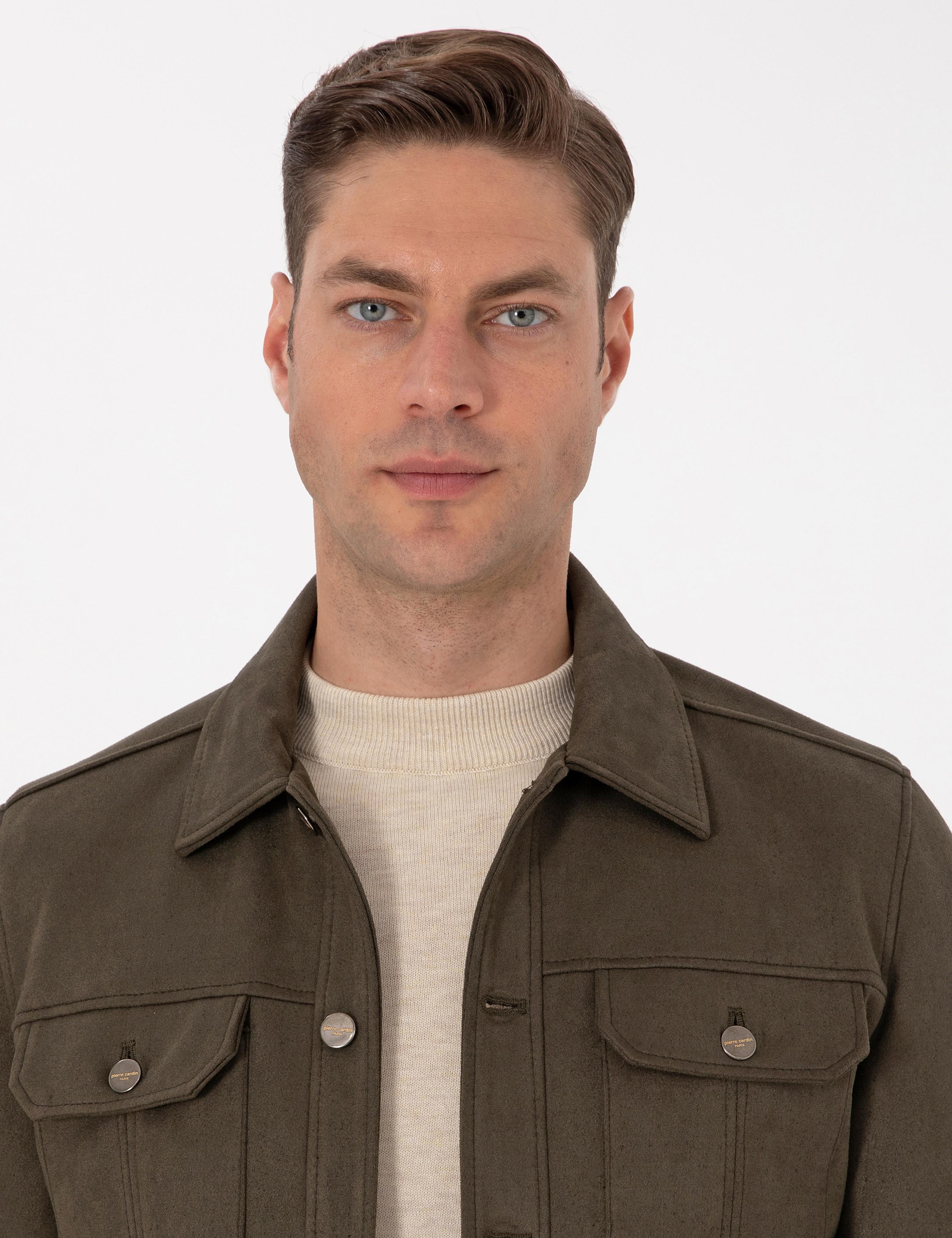 Yeşil Suni Deri Ceket