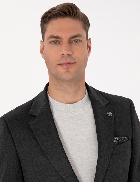 Antrasit Slim Fit Ceket - 50311398074