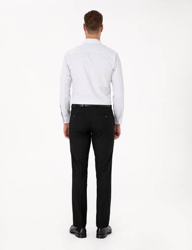 Siyah Slim Fit Kumaş Pantolon