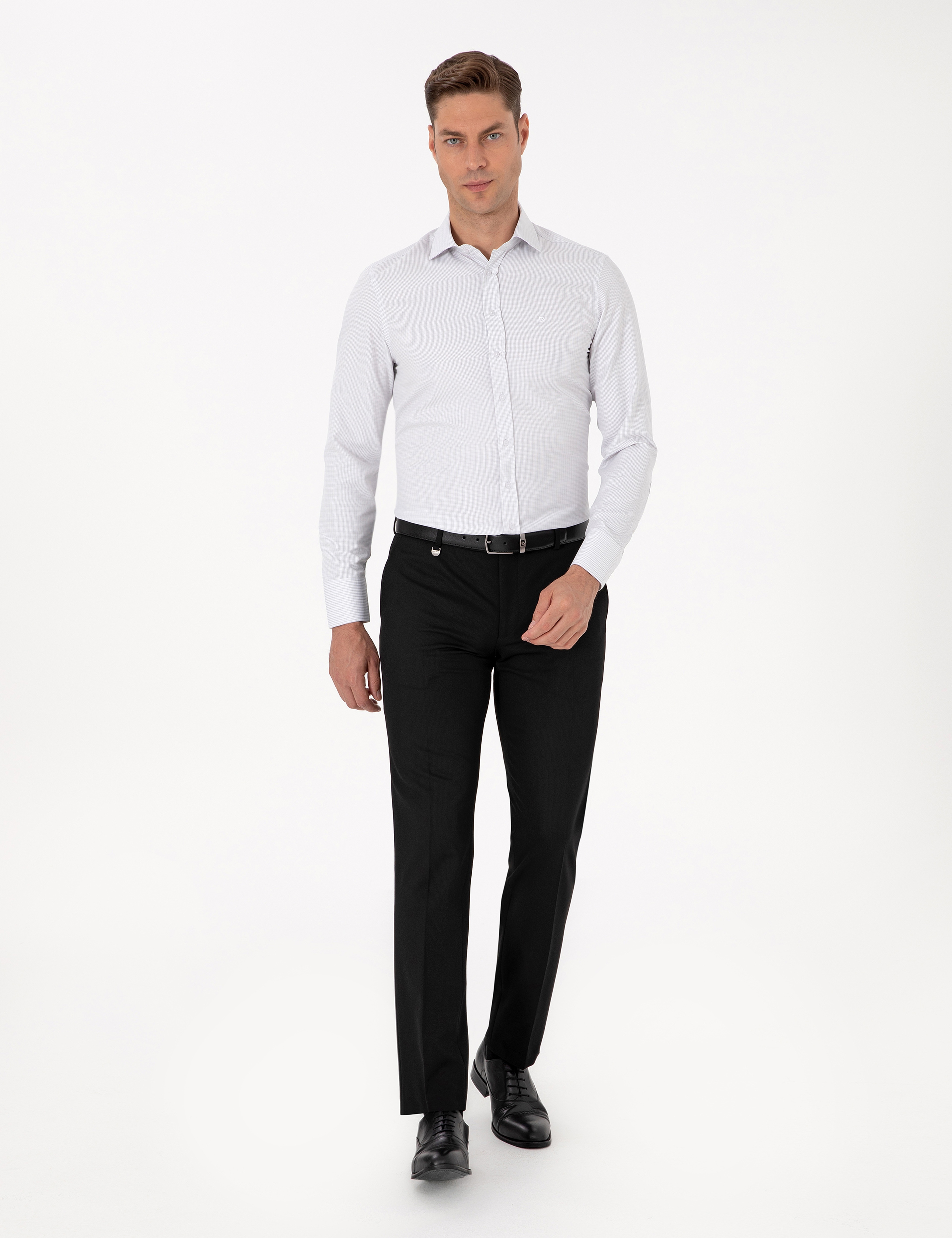 Siyah Slim Fit Kumaş Pantolon