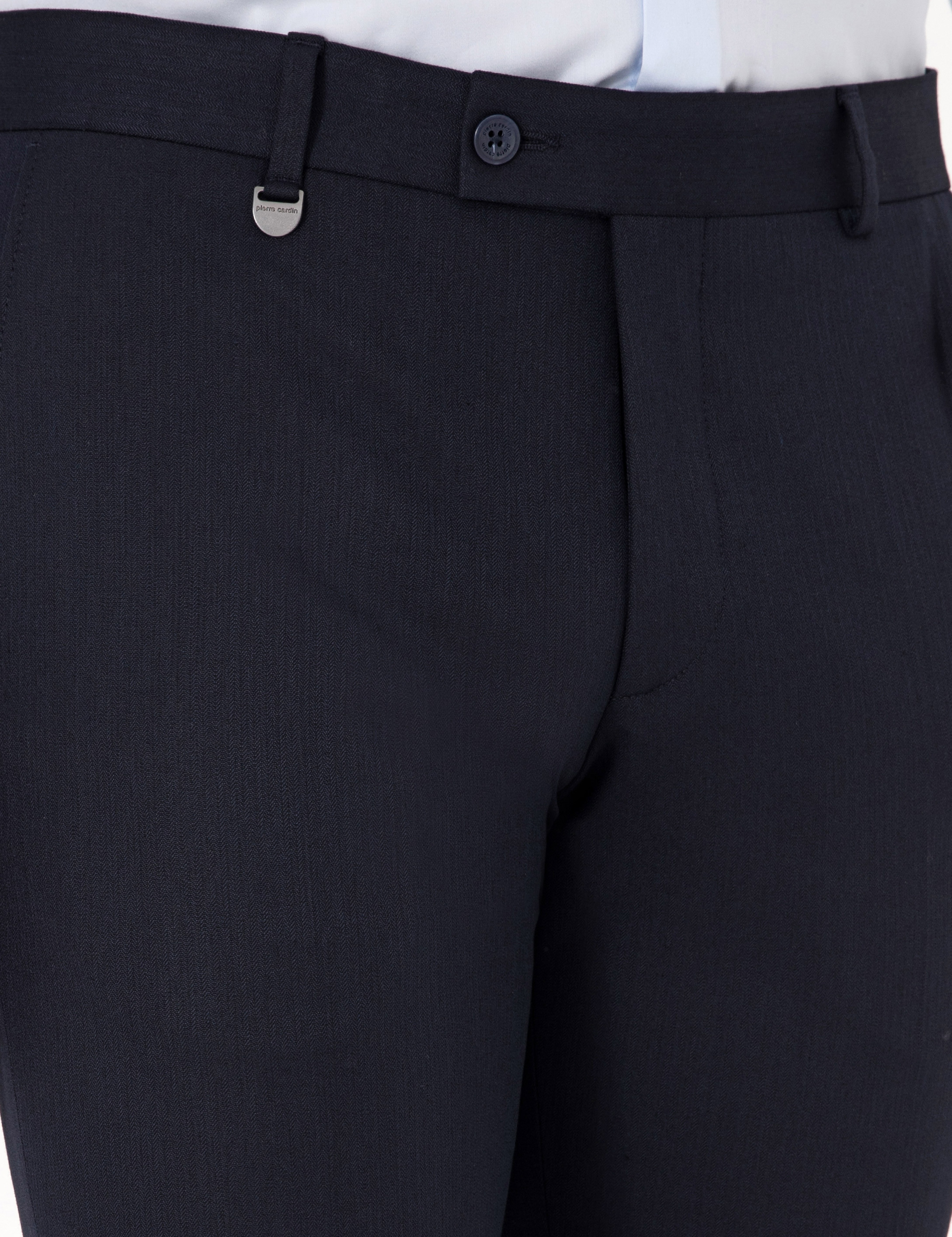 Lacivert Slim Fit Kumaş Pantolon - Image 5