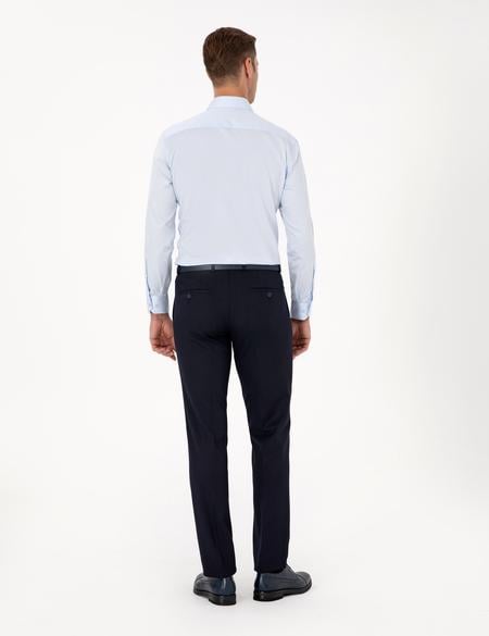 Lacivert Slim Fit Kumaş Pantolon - 50311591108