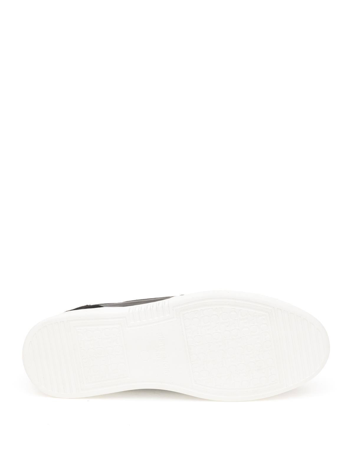 Siyah %100 Deri Casual Ayakkabı - 50315618029