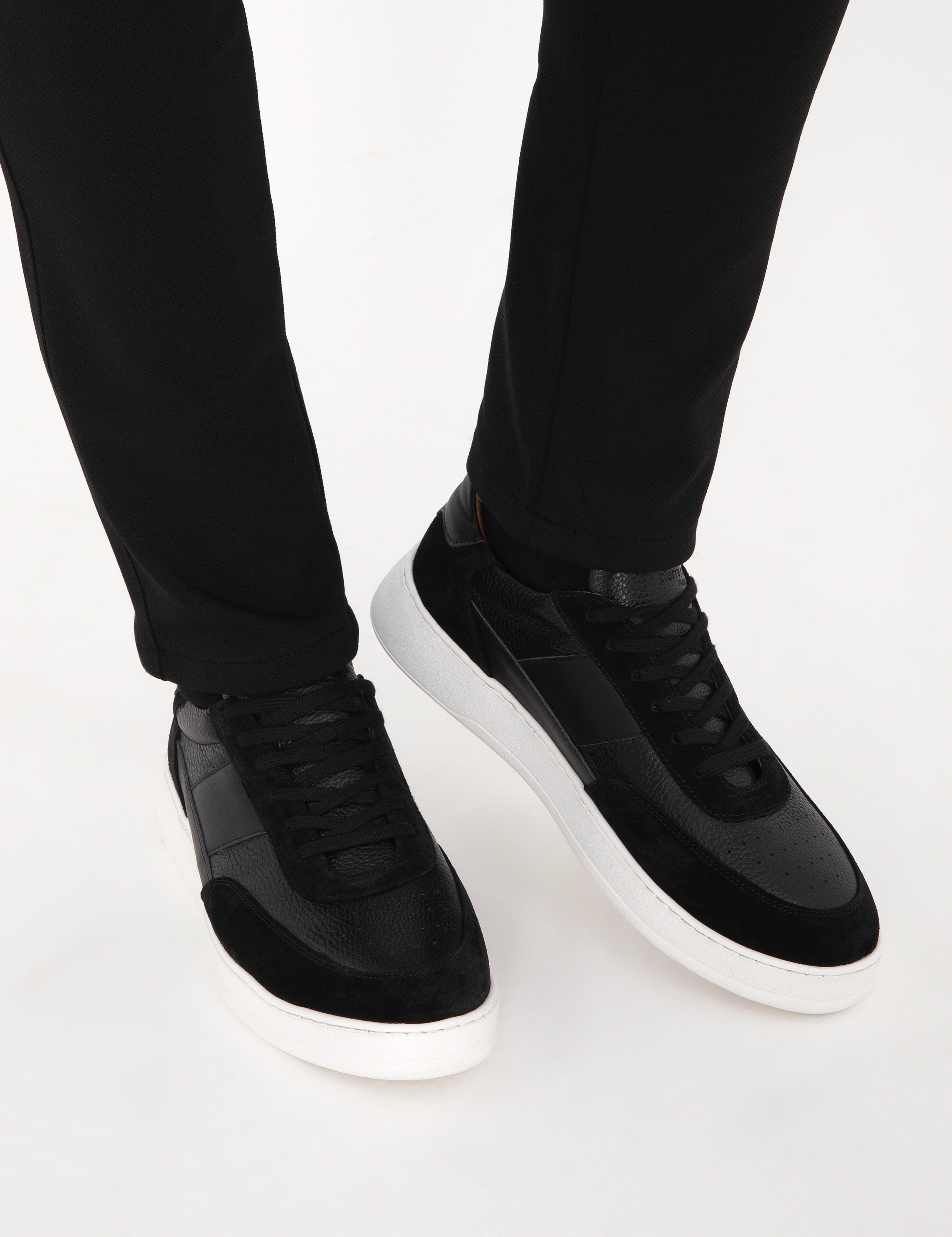 Siyah %100 Deri Casual Ayakkabı