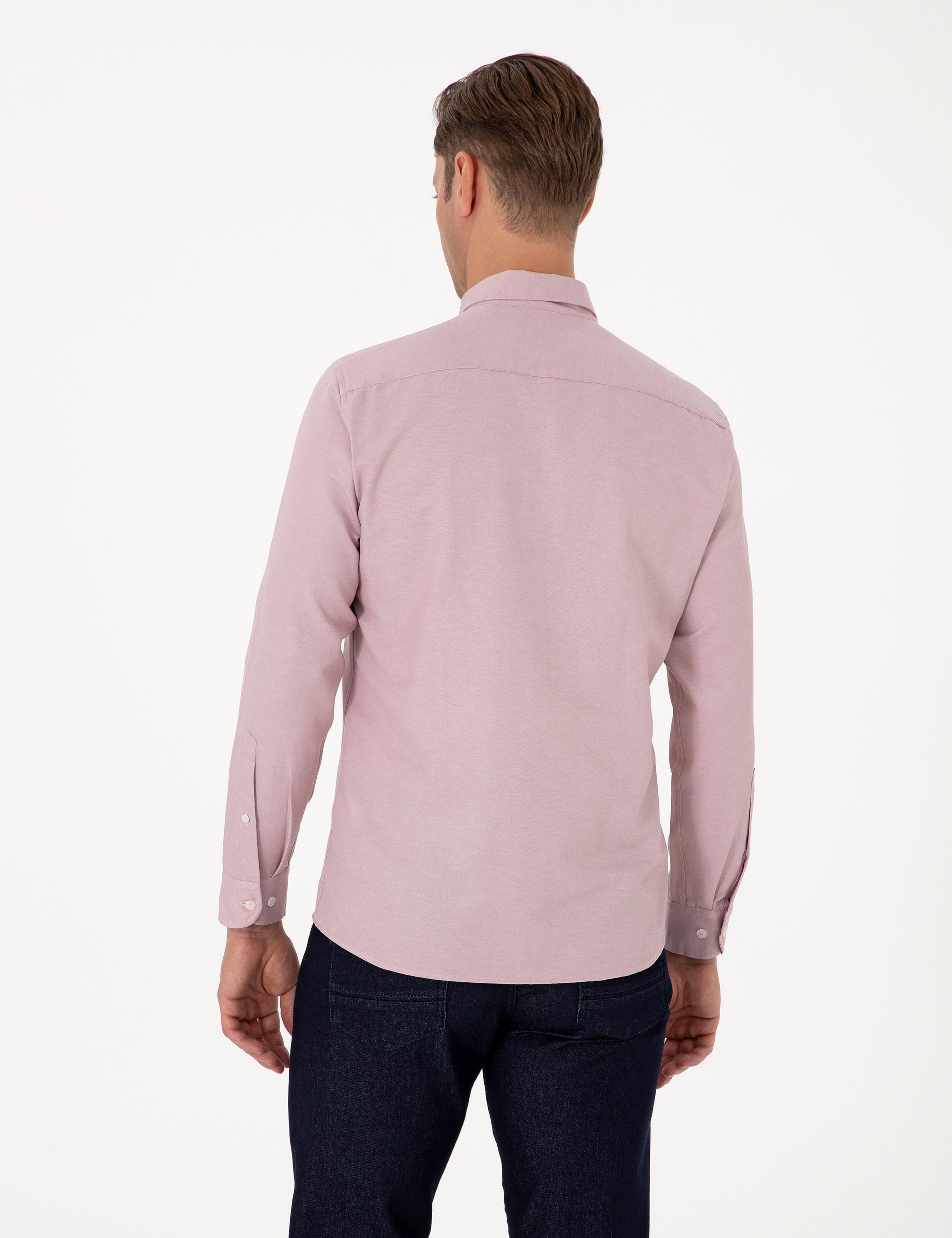 Gül Kurusu Regular Fit Uzun Kollu Gömlek