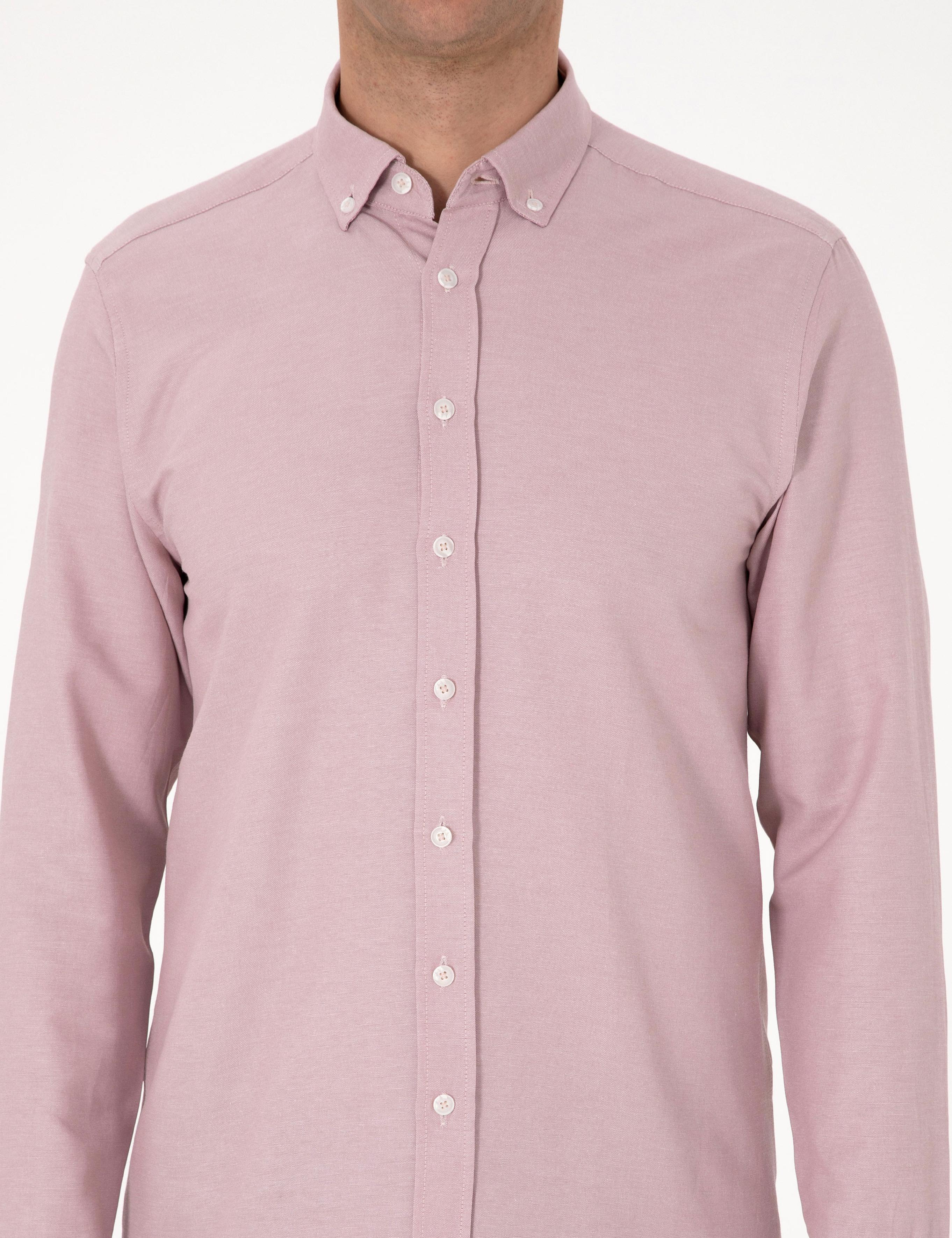 Gül Kurusu Regular Fit Uzun Kollu Gömlek