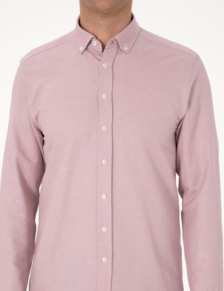 Gül Kurusu Regular Fit Uzun Kollu Gömlek - 50311487087