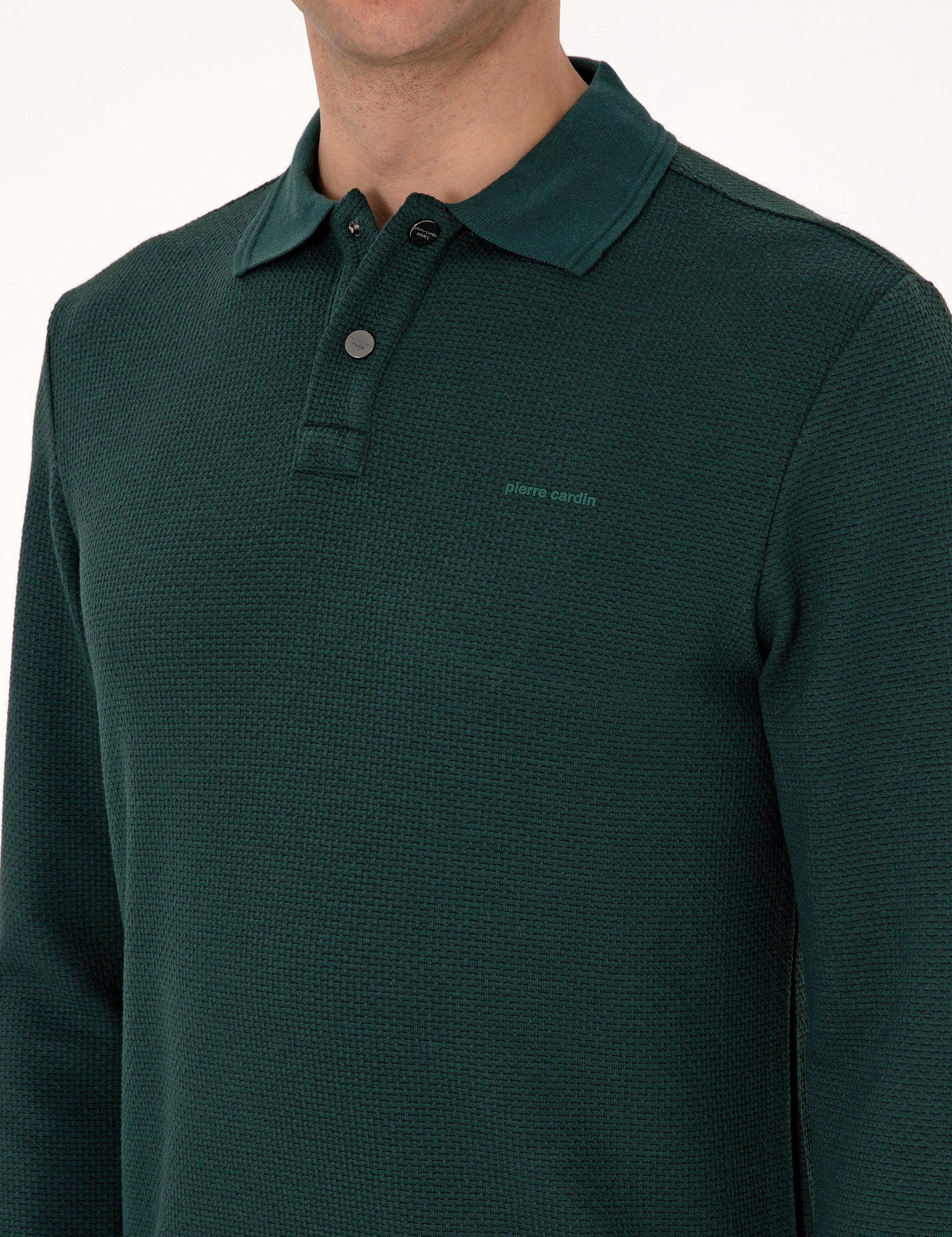 Koyu Yeşil Regular Fit Sweatshirt