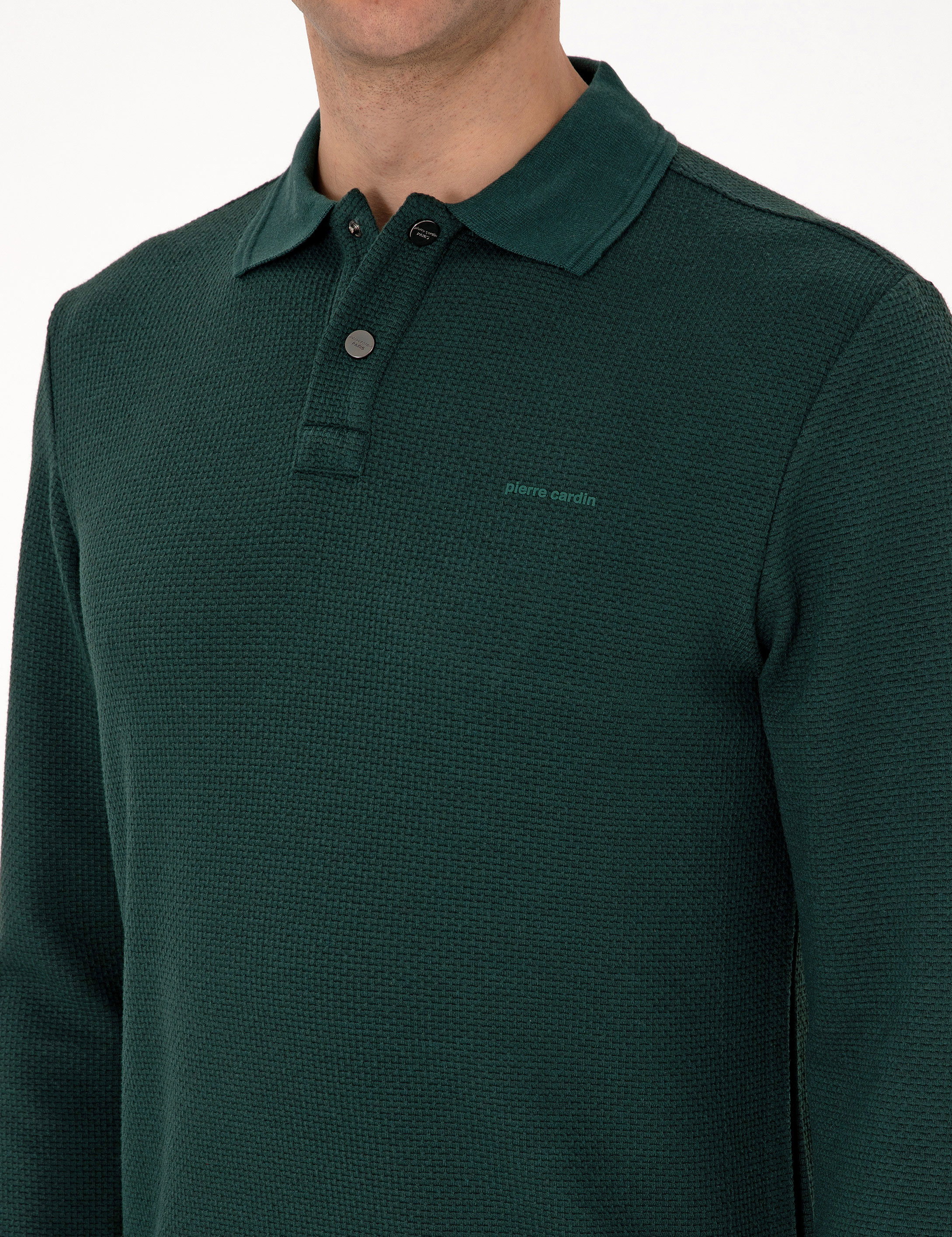 Koyu Yeşil Regular Fit Sweatshirt - Image 7