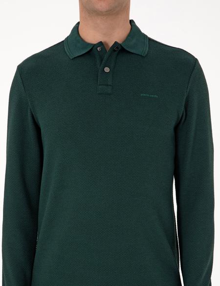 Koyu Yeşil Regular Fit Sweatshirt - 50293236077