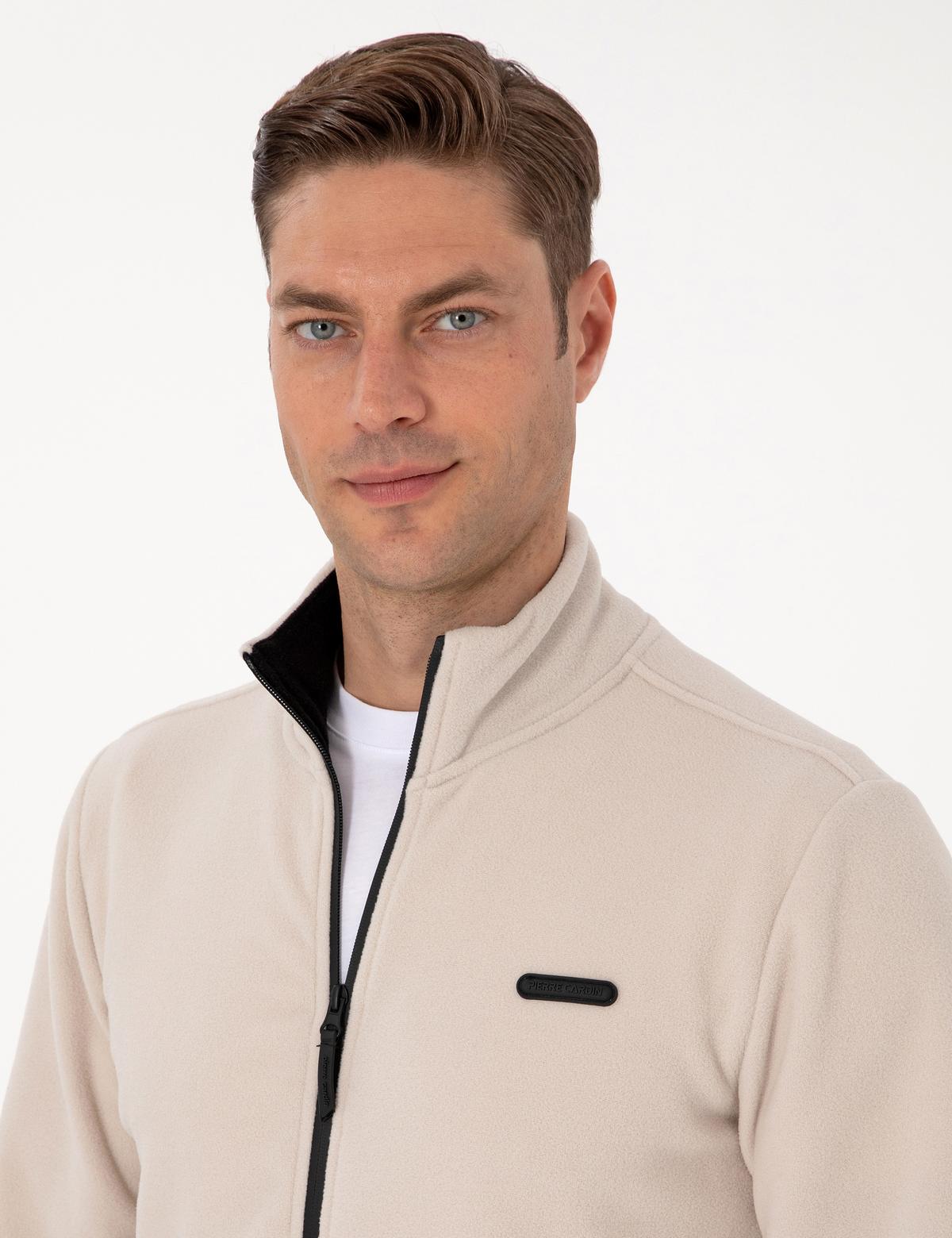 Taş Regular Fit Polar Hırka - 50314014053