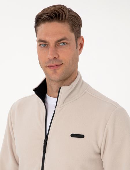 Taş Regular Fit Polar Hırka - 50314014053