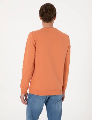 Somon 2 İplik Regular Fit Bisiklet Yaka Basic Sweatshirt