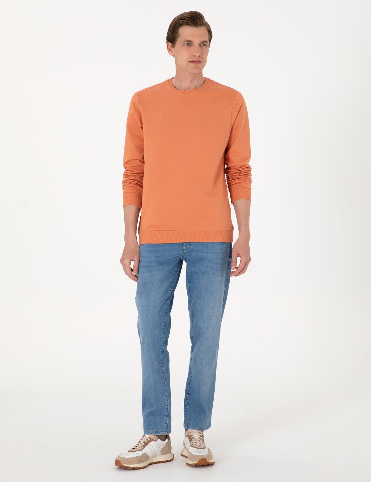 Somon 2 İplik Regular Fit Bisiklet Yaka Basic Sweatshirt - 50314054104