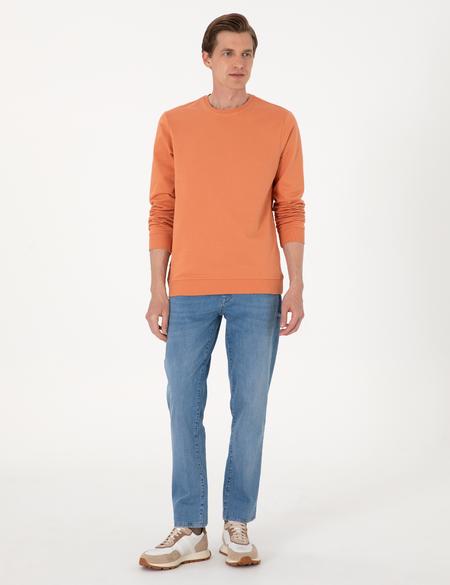 Somon 2 İplik Regular Fit Bisiklet Yaka Basic Sweatshirt - 50314054104