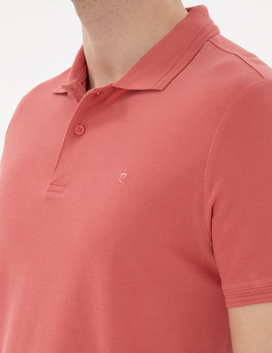 Pembe Slim Fit Basic Tişört