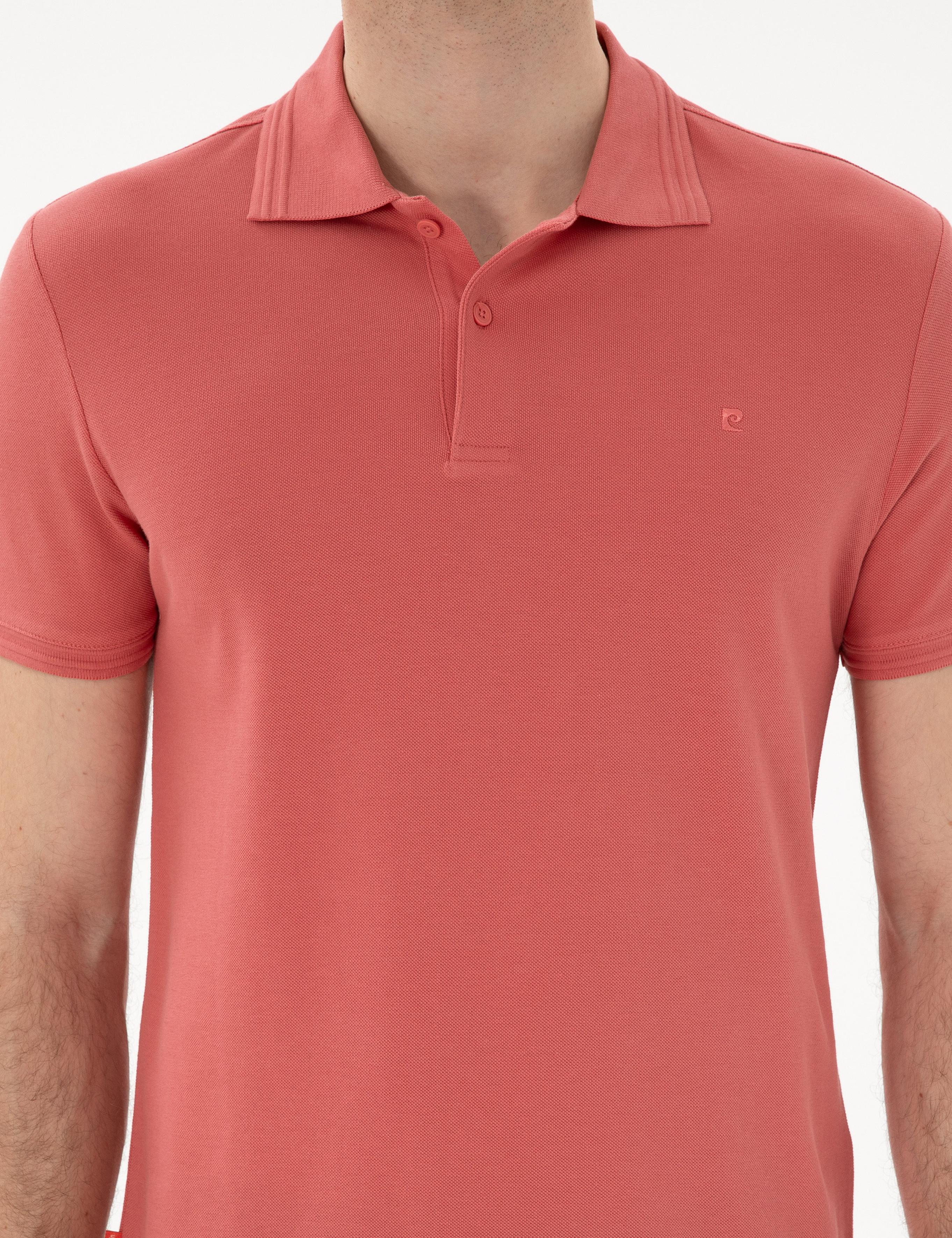 Pembe Slim Fit Basic Tişört