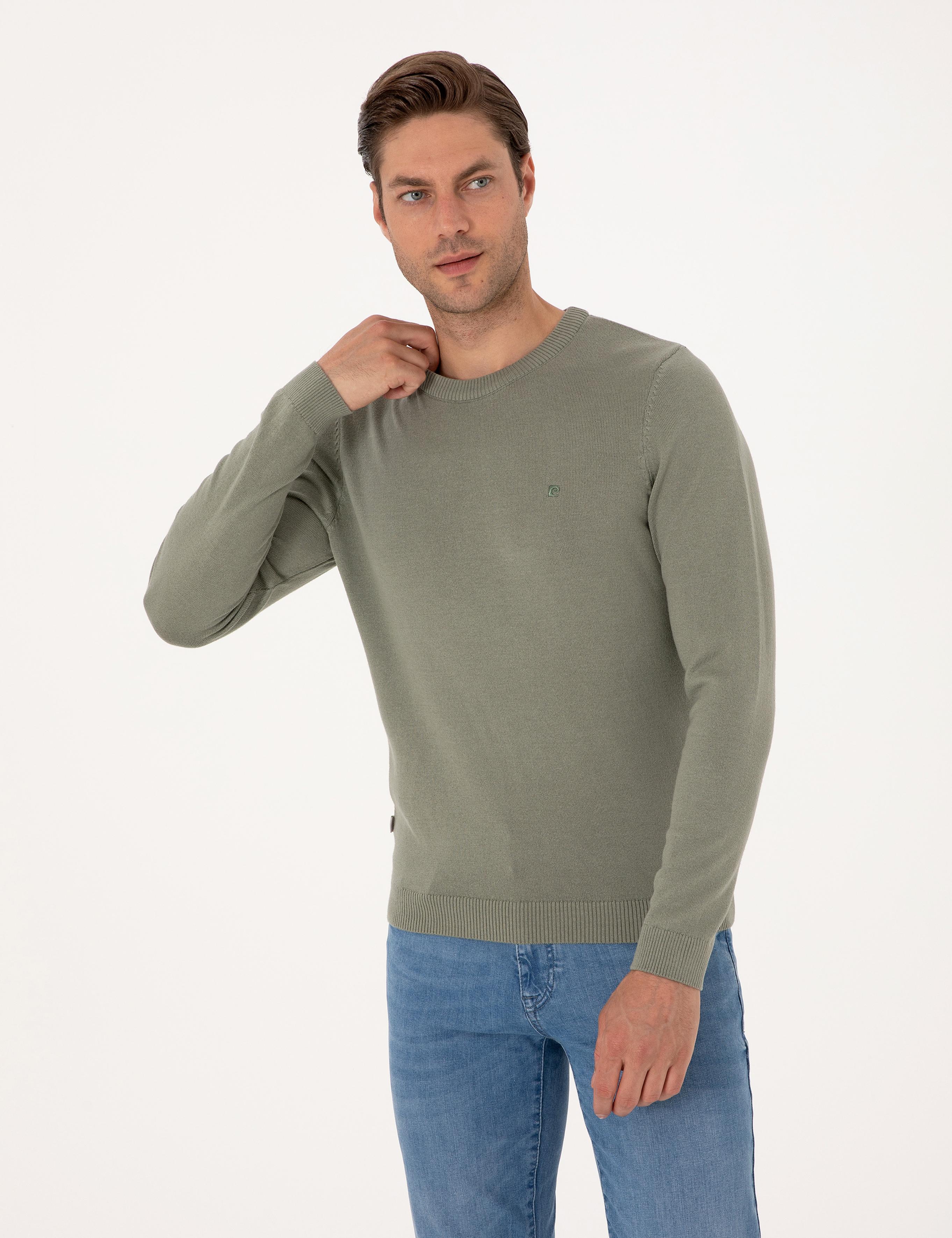 Ada Çayı Slim Fit Bisiklet Yaka Basic Triko Kazak