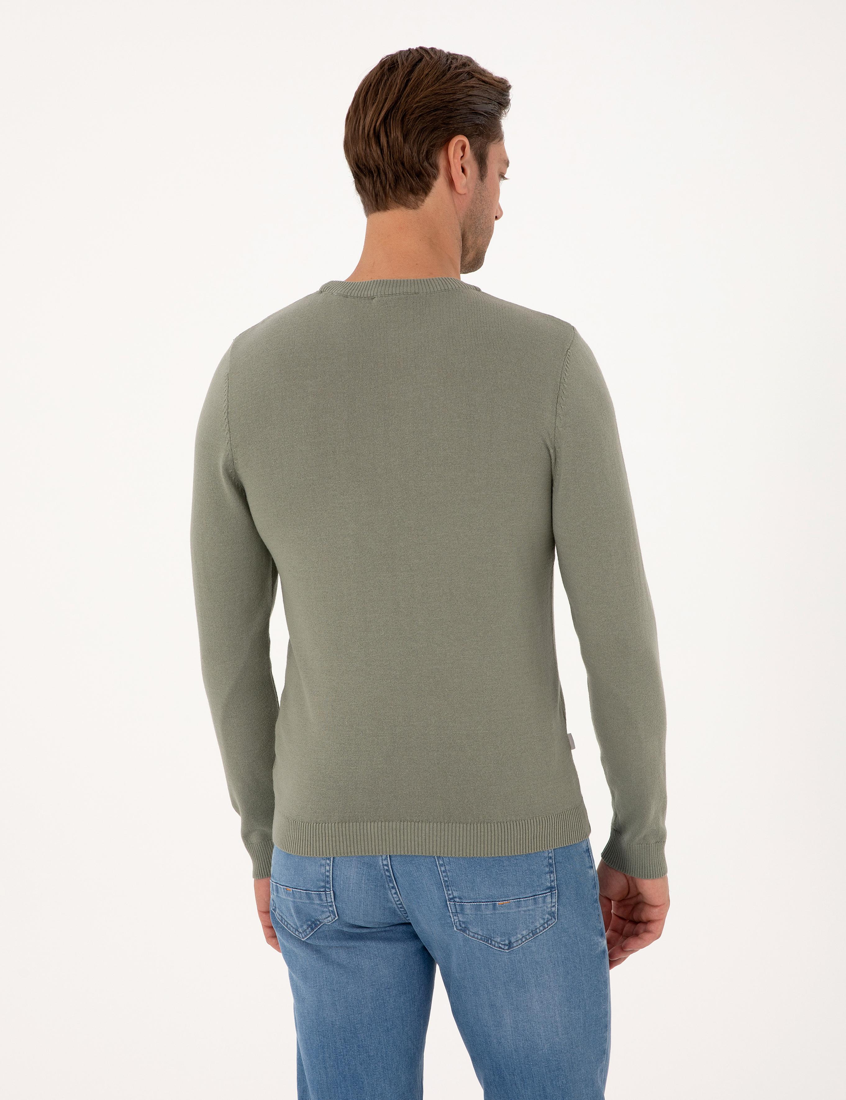 Ada Çayı Slim Fit Bisiklet Yaka Basic Triko Kazak