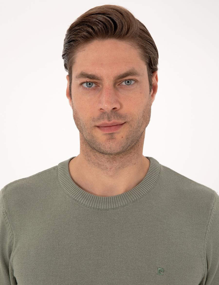 Ada Çayı Slim Fit Bisiklet Yaka Basic Triko Kazak