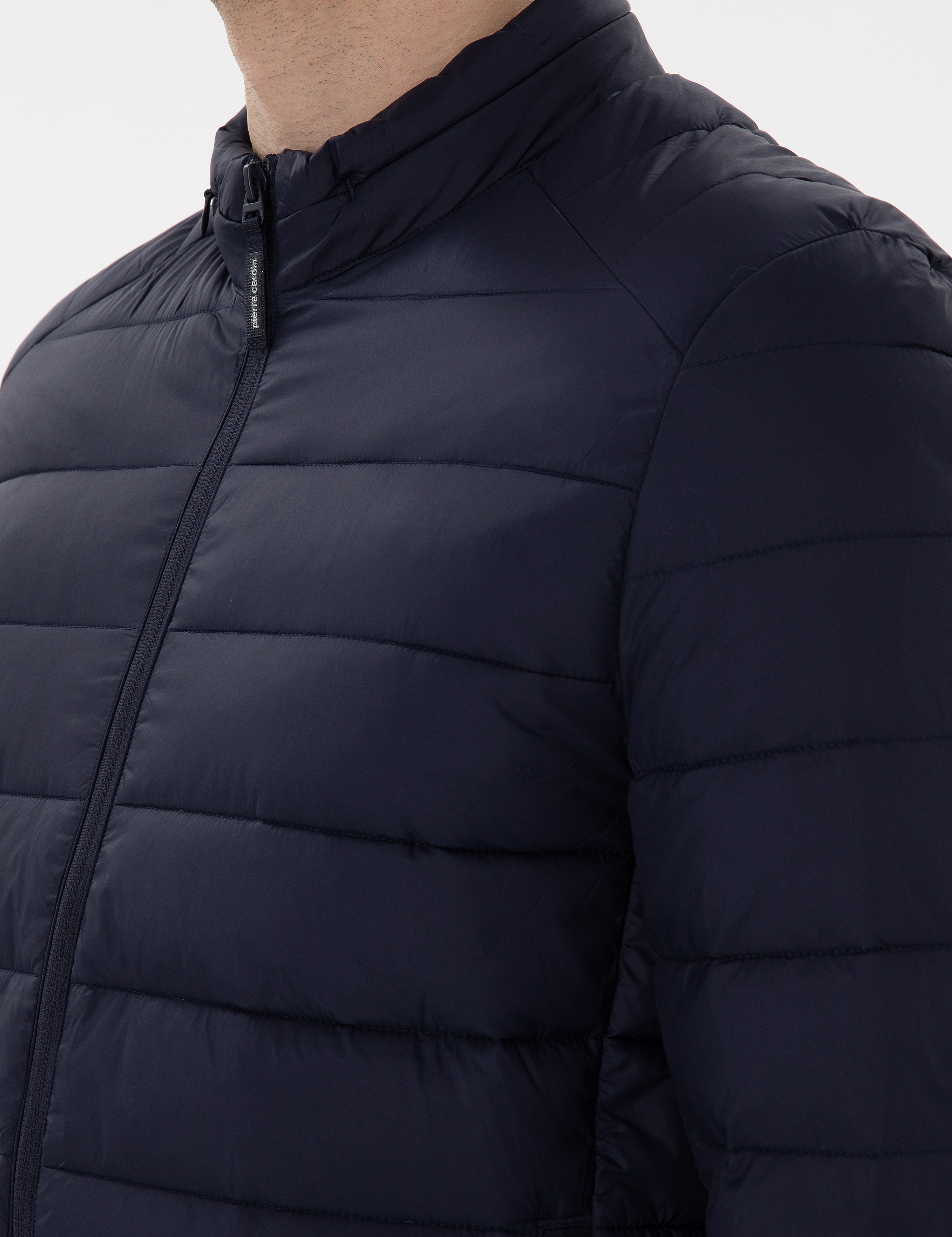 Lacivert Cropped Slim Mont - Image 7