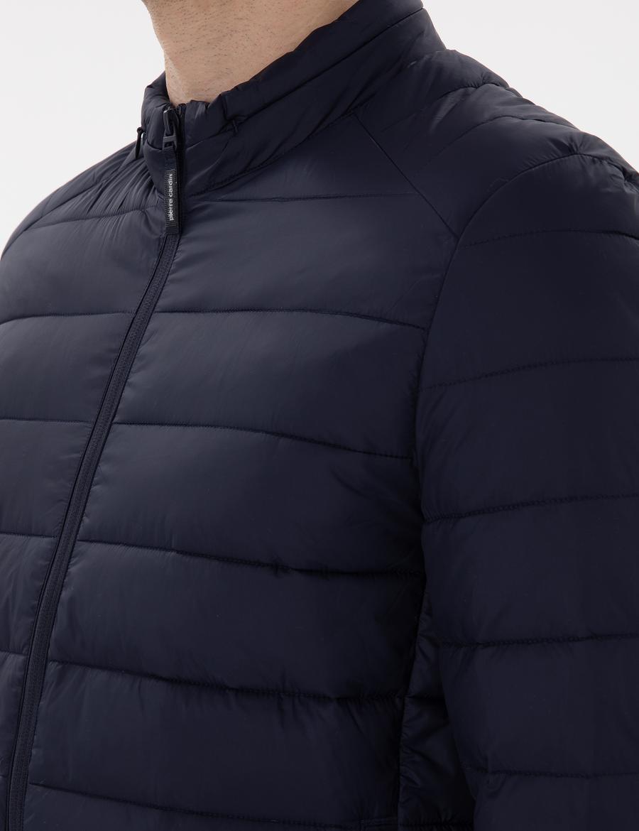 Lacivert Cropped Slim Mont