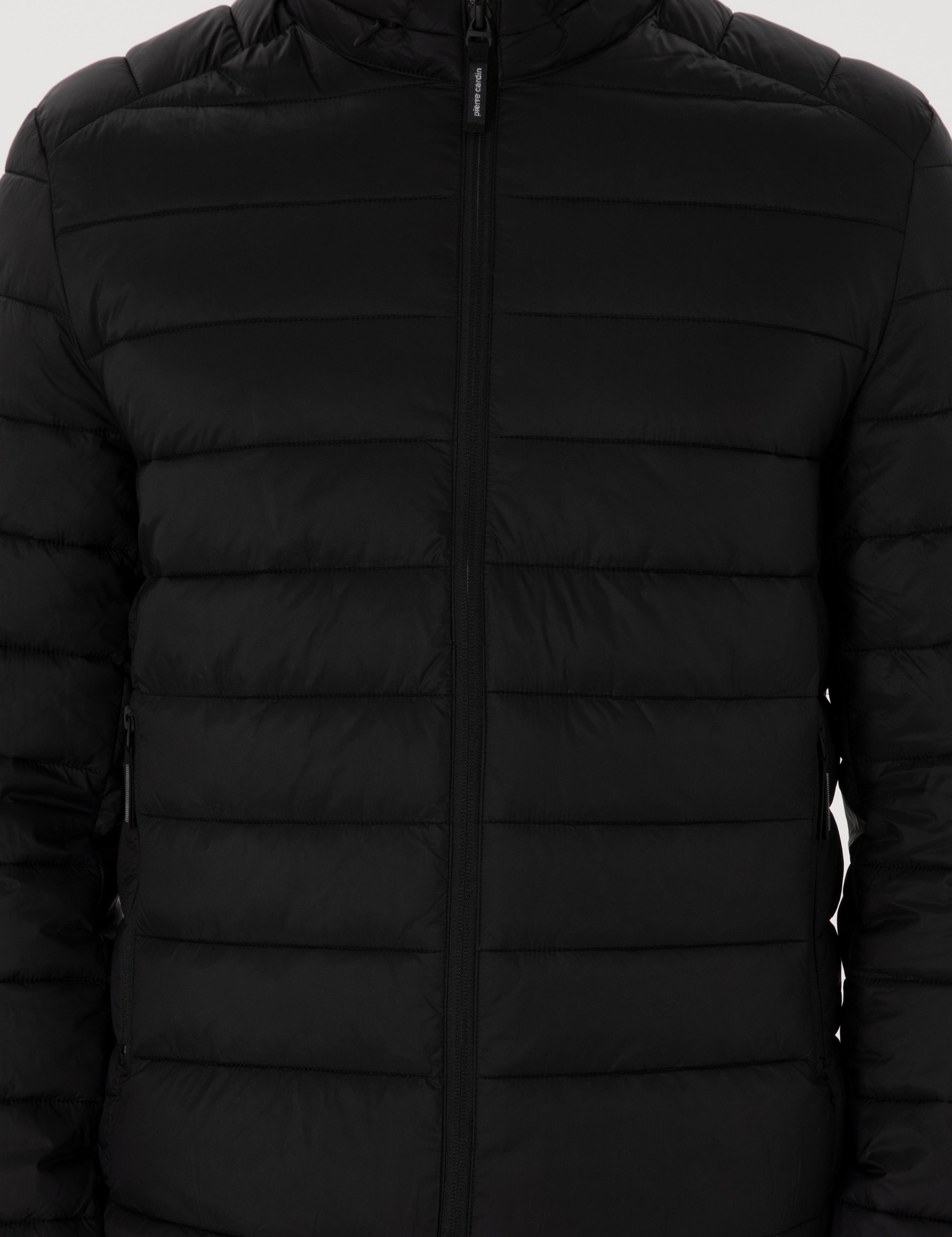 Siyah Cropped Slim Mont