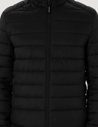 Siyah Cropped Slim Mont