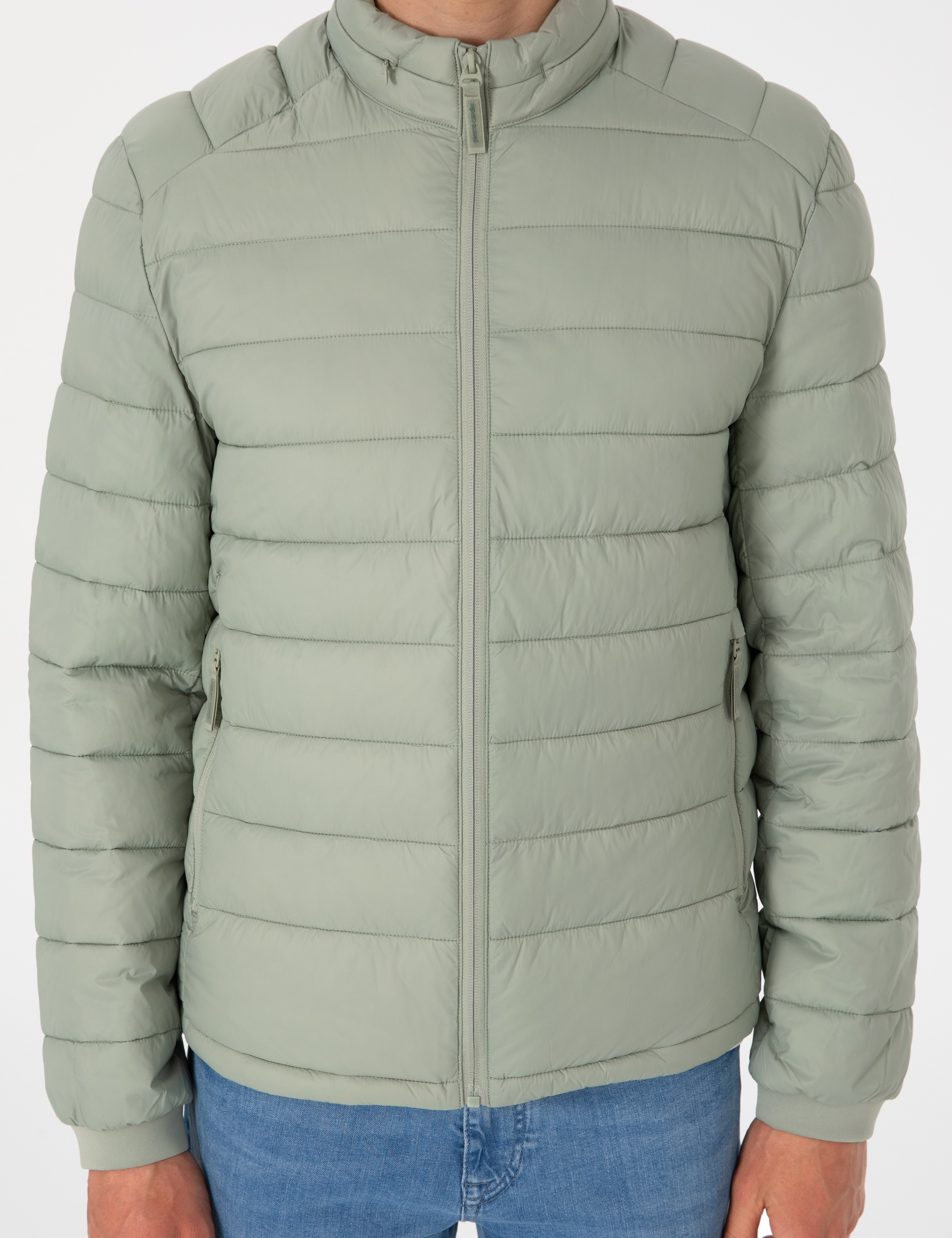 Yeşil Cropped Slim Mont - Image 6