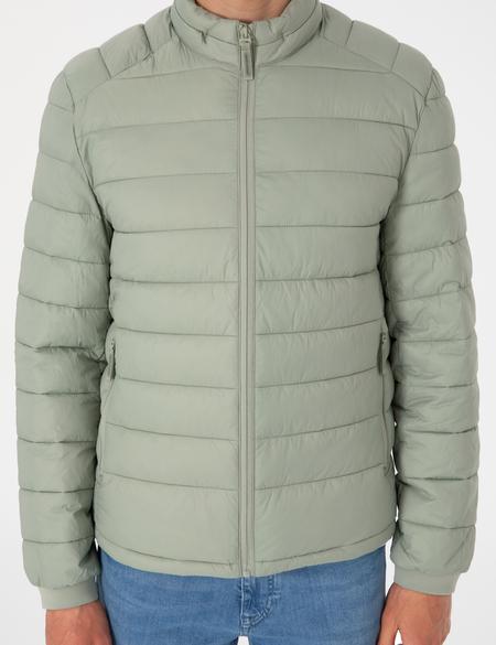 Yeşil Cropped Slim Mont - 50302527095