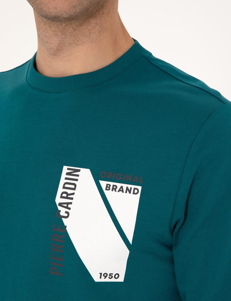 Zümrüt Regular Fit Bisiklet Yaka Sweatshirt