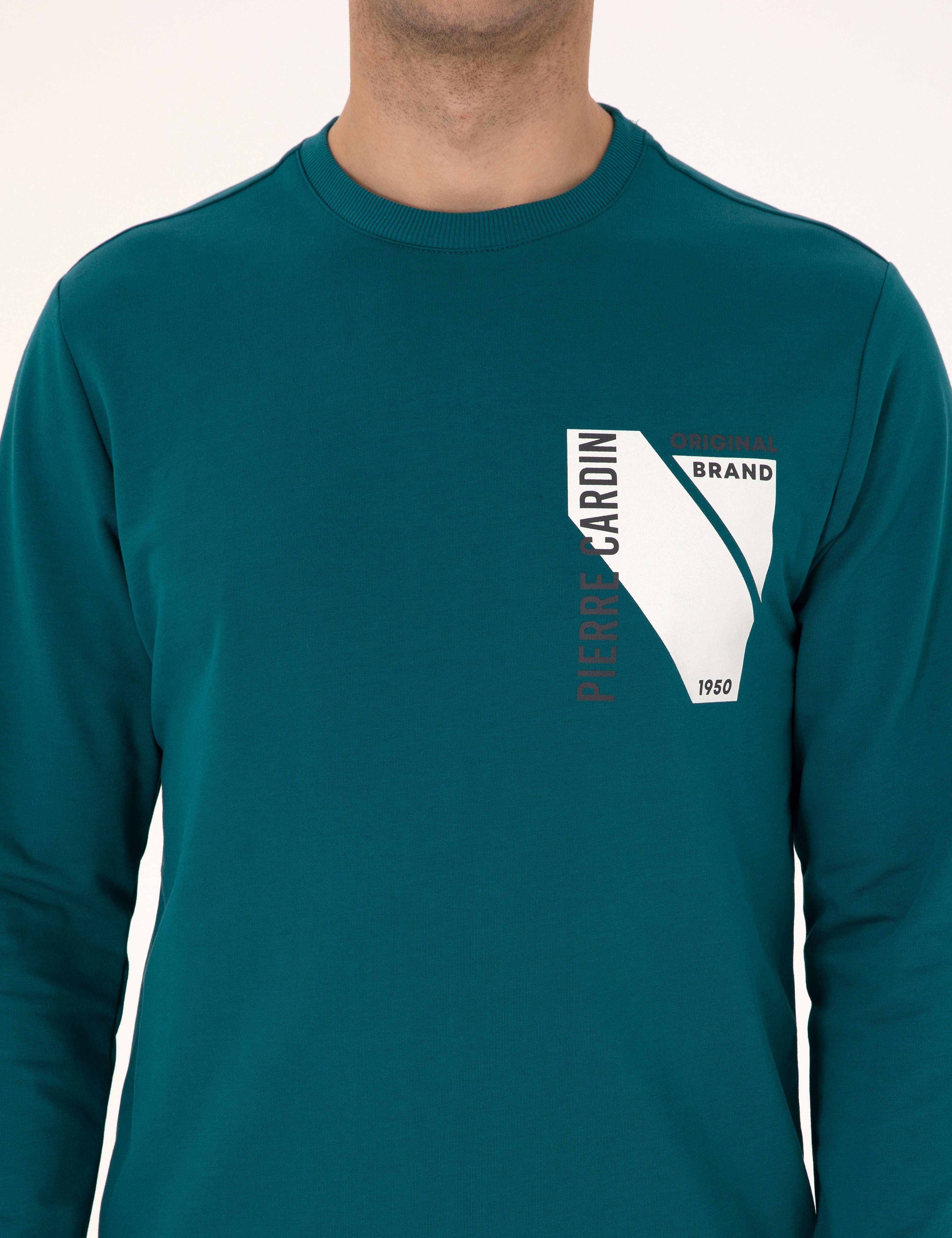 Zümrüt Regular Fit Bisiklet Yaka Sweatshirt - Image 6