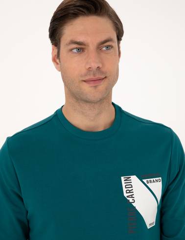Zümrüt Regular Fit Bisiklet Yaka Sweatshirt