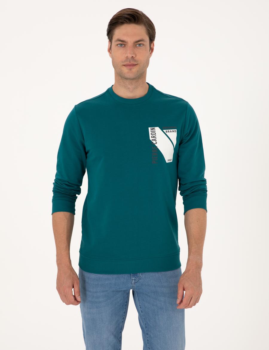 Zümrüt Regular Fit Bisiklet Yaka Sweatshirt