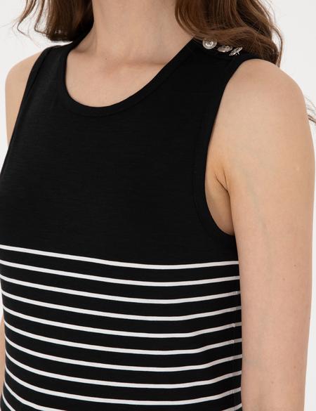 Siyah Regular Fit Tişört - 50305811013