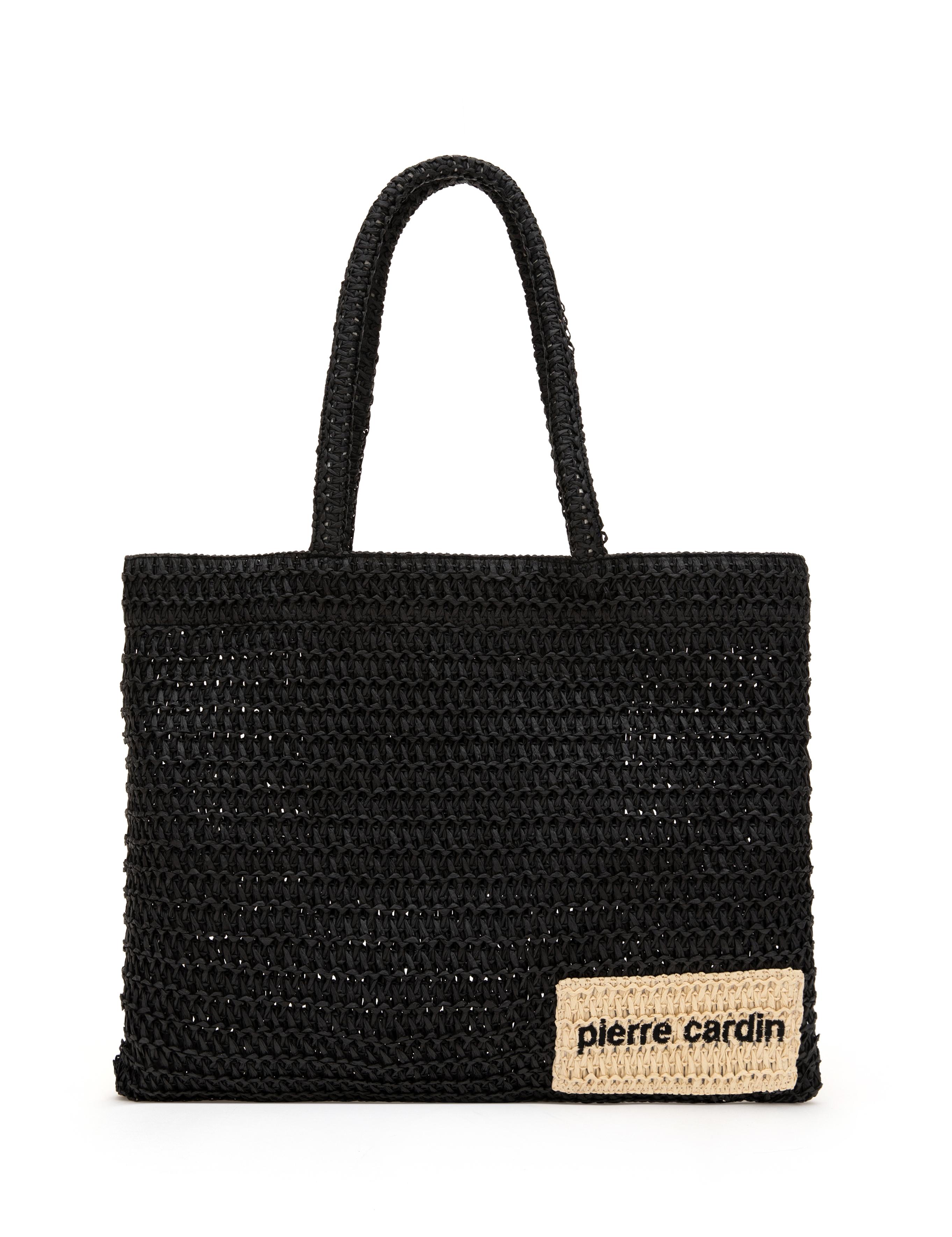 Siyah Hasır Omuz Çanta