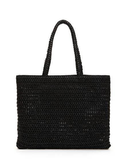 Siyah Hasır Omuz Çanta - 50318366001