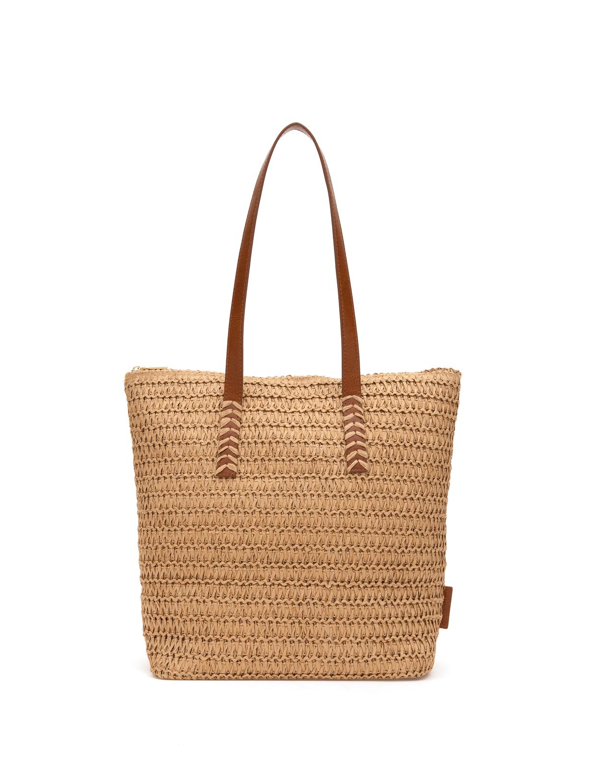 Taba Hasır Omuz Çanta - 50318365003