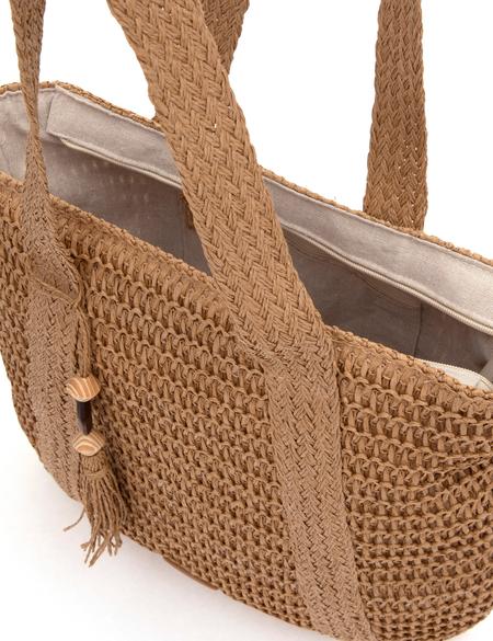 Taba Hasır Omuz Çanta - 50318367005