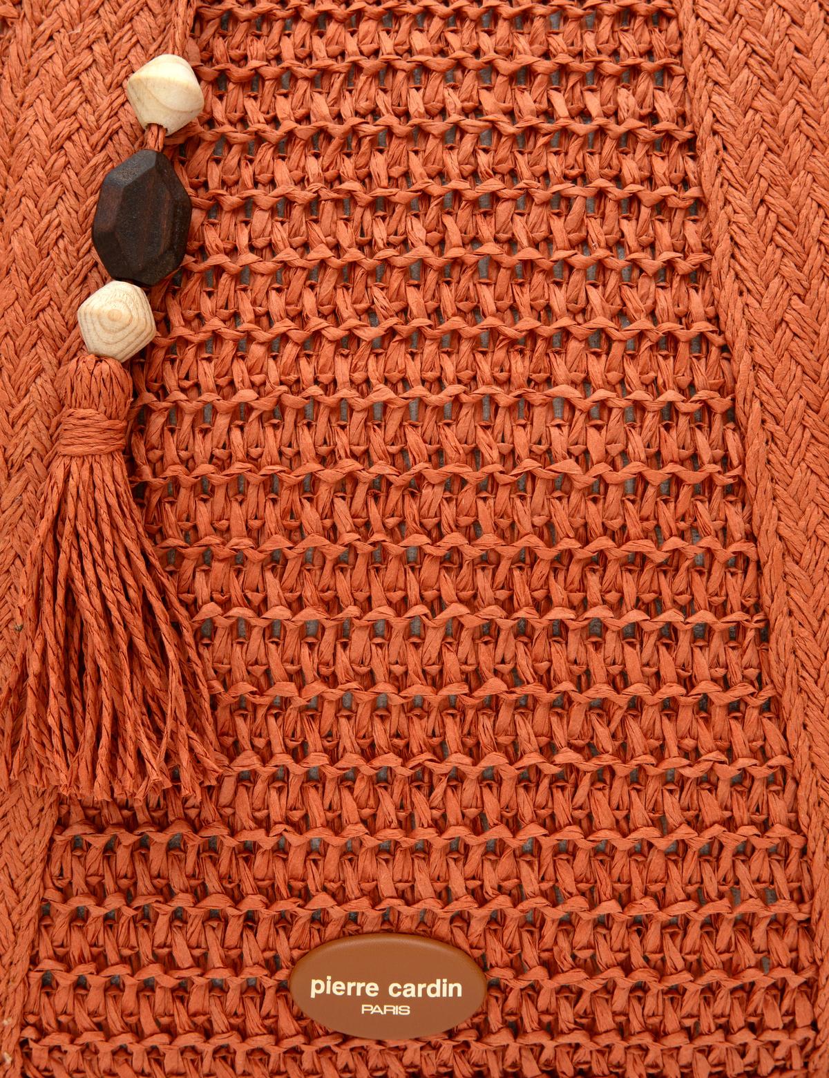 Kiremit Hasır Omuz Çanta - 50318367004