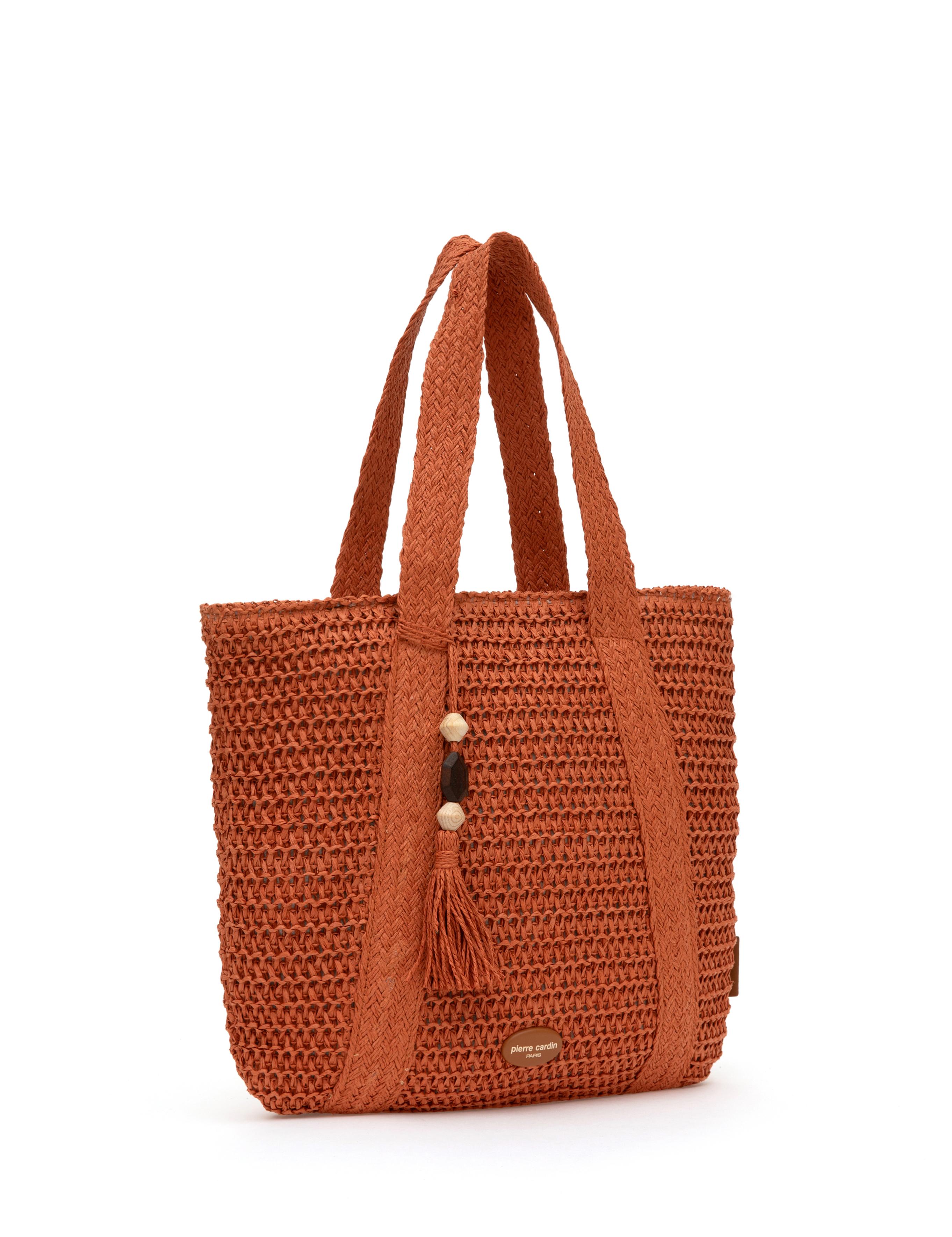 Kiremit Hasır Omuz Çanta