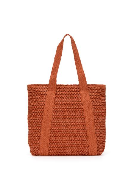 Kiremit Hasır Omuz Çanta - 50318367004