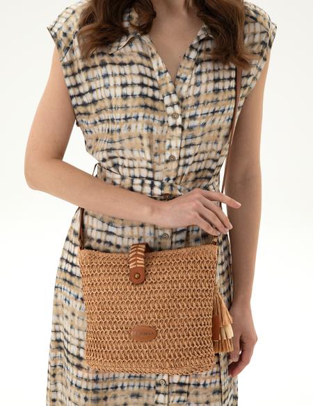 Taba Hasır Çapraz Çanta - 50318363003