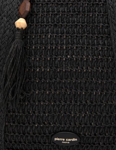 Siyah Hasır Omuz Çanta - 50318367001