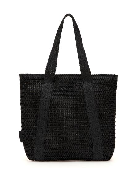 Siyah Hasır Omuz Çanta - 50318367001