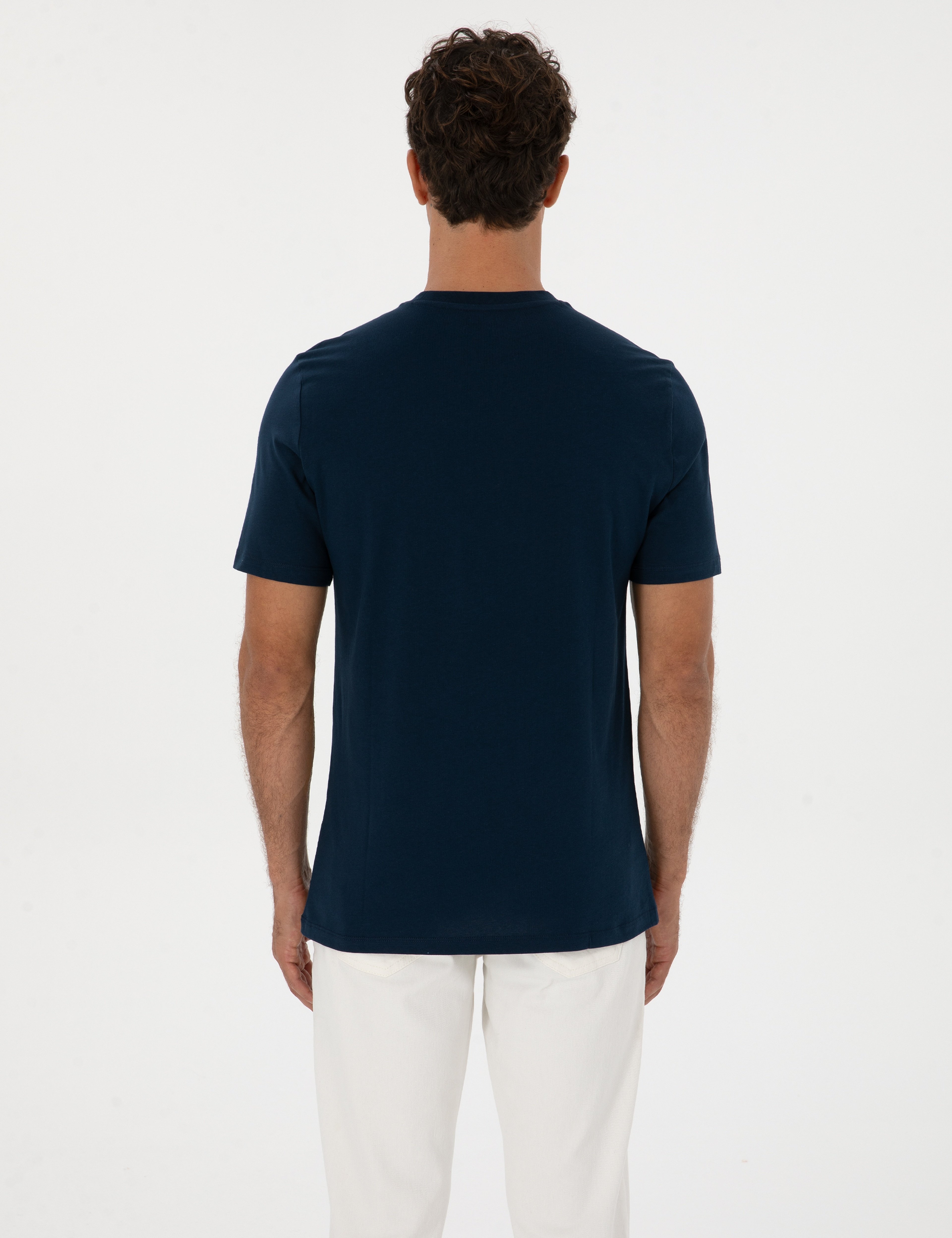 Lacivert Regular Fit Tişört - Image 5