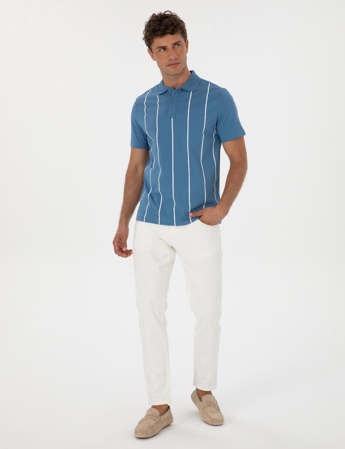 Mavi Regular Fit Polo Yaka Tişört - 50310158008