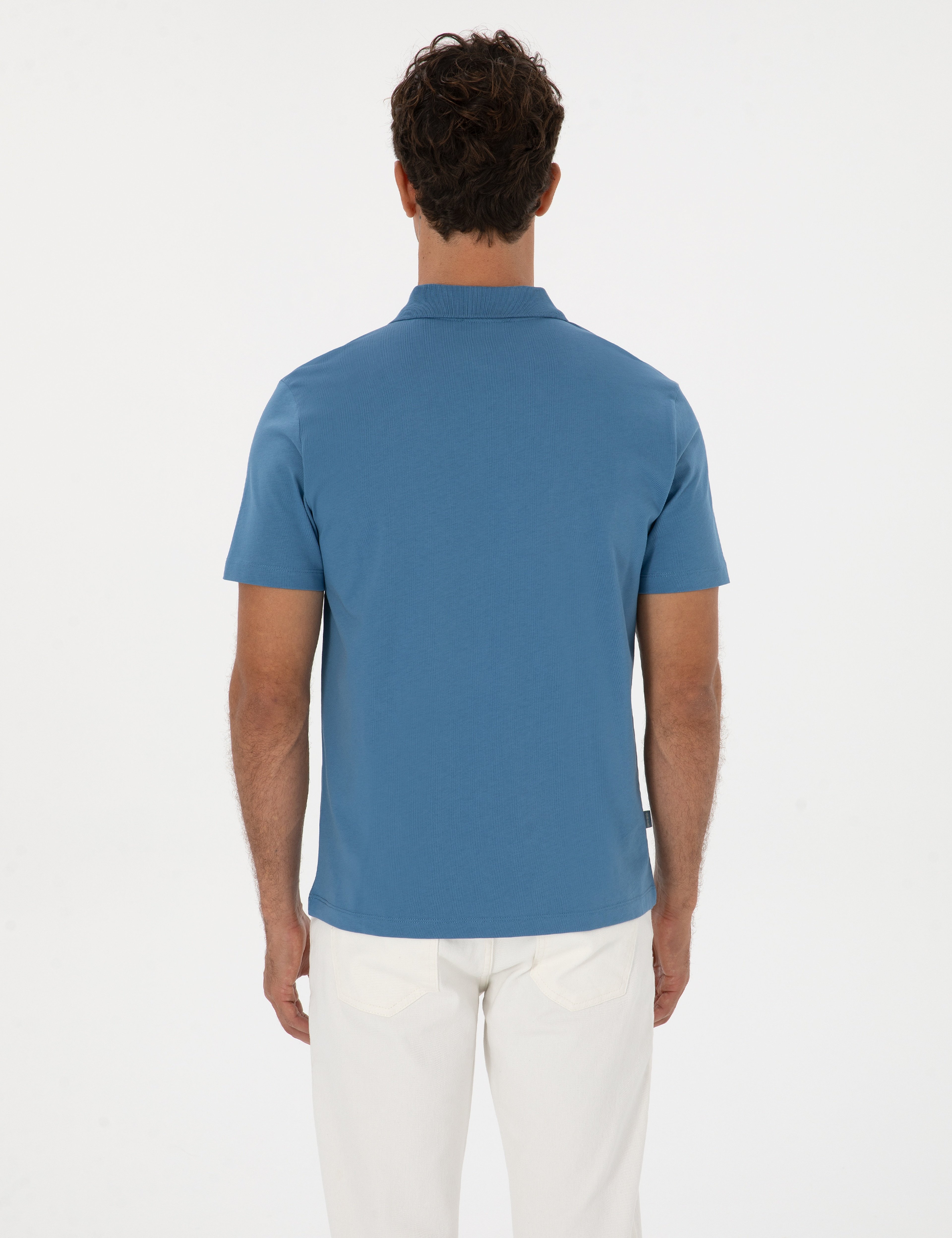 Mavi Regular Fit Polo Yaka Tişört - Image 5