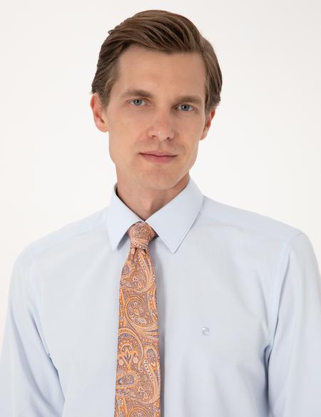 Açık Mavi Regular Fit Uzun Kollu Basic Gömlek - 50316742001